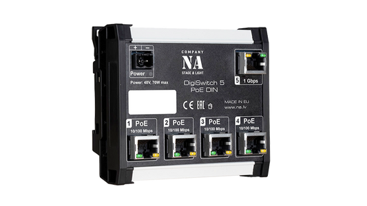 DigiSwitch 5 POE DIN